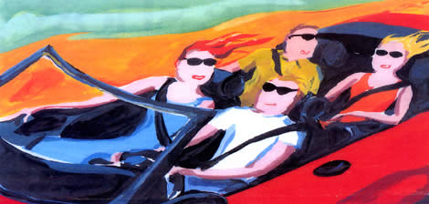 Lindos Suntours rent a car section : Rhodes car rental service